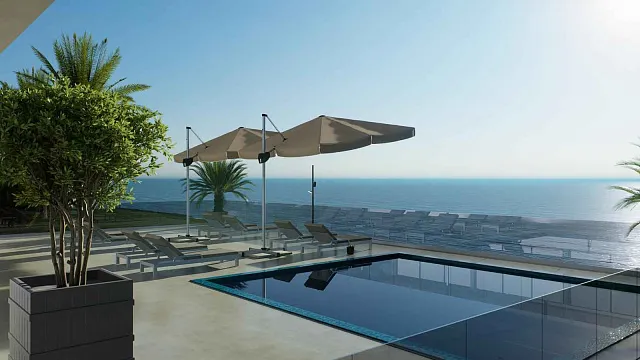Luxuriöser 4-stöckiger Komplex mit Pool und Panoramablick auf das Meer — photo 8